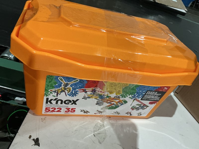 Condition photo showing As Is for k'nex imagine - click & construct value building set - 35 models - creative building toy