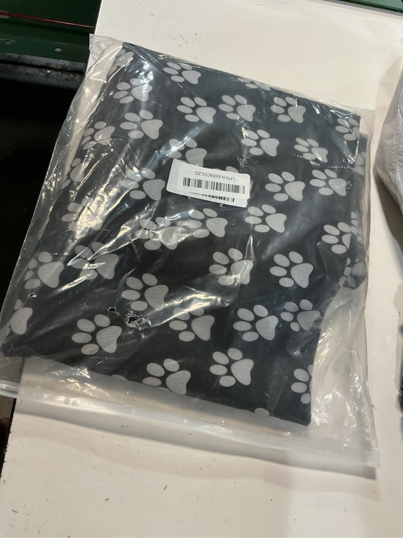 Condition photo showing Good Condition for pet dog trunk cargo liner - oxford car suv seat cover - waterproof floor mat for dogs cats - washable dog accessories 73" x 41" x 13" paw print