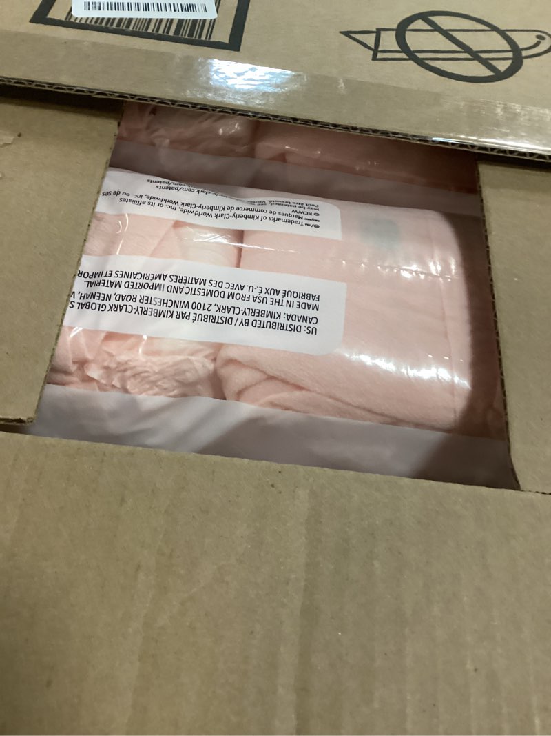 Condition photo showing New/Like New for depend silhouette adult diapers, incontinence & postpartum bladder leak underwear for women, maximum absorbency, large, pink, 52 count (2 packs of 26), packaging may vary pink large 52