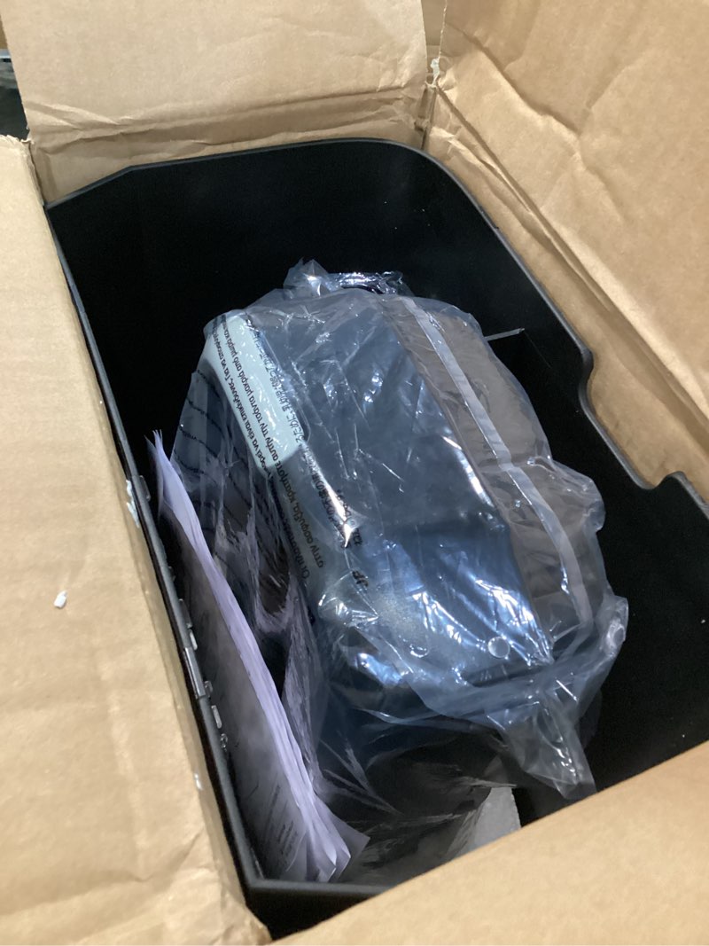 Condition photo showing Good Condition for bonsaii paper shredder for home use, 3.4 gal wastebasket, 6 sheet crosscut paper credit cards, staples, and clips shredder for home office use, portable handle design (c237-b new version) black gray crosscut
