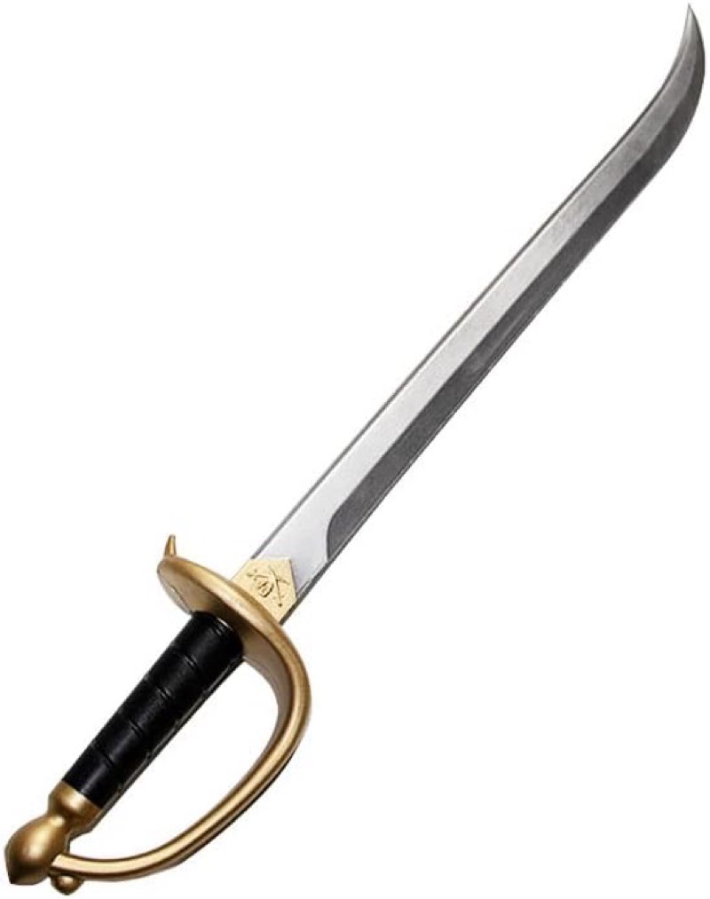 30” Foam Captain Pirate Cutlass Sword Cosplay Weapon Props LARP Ninja Warriors Knights Sword Blade Halloween Cosplay Costume Blade
