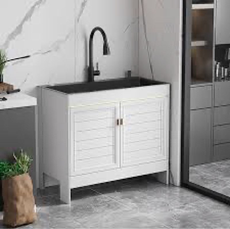 Freestanding Laundry Sink.
