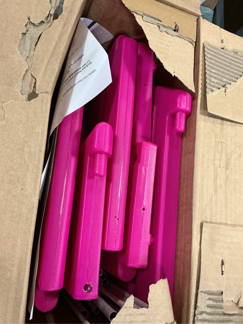 Condition photo showing As Is for Disney Princess Kids Plastic Storage Toddler Bed  Pink