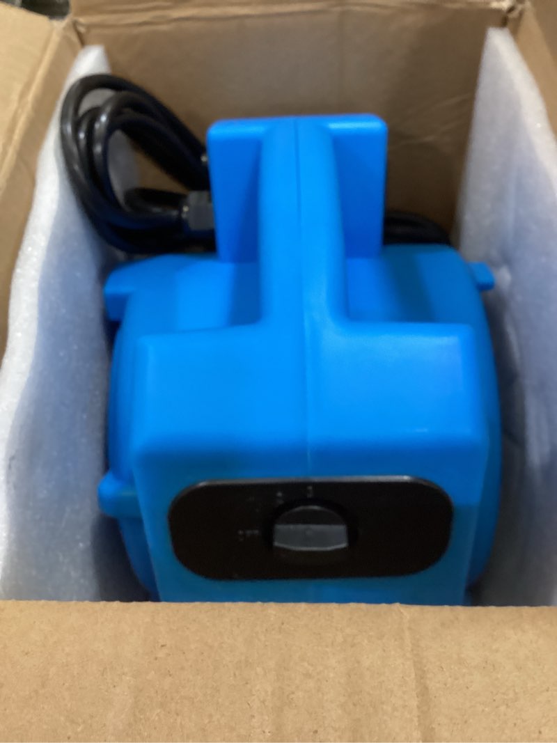 Condition photo showing Good Condition for wwd00 1/8 hp 600 cfm air mini mover carpet dryer floor fan with high-power airflow for fast drying