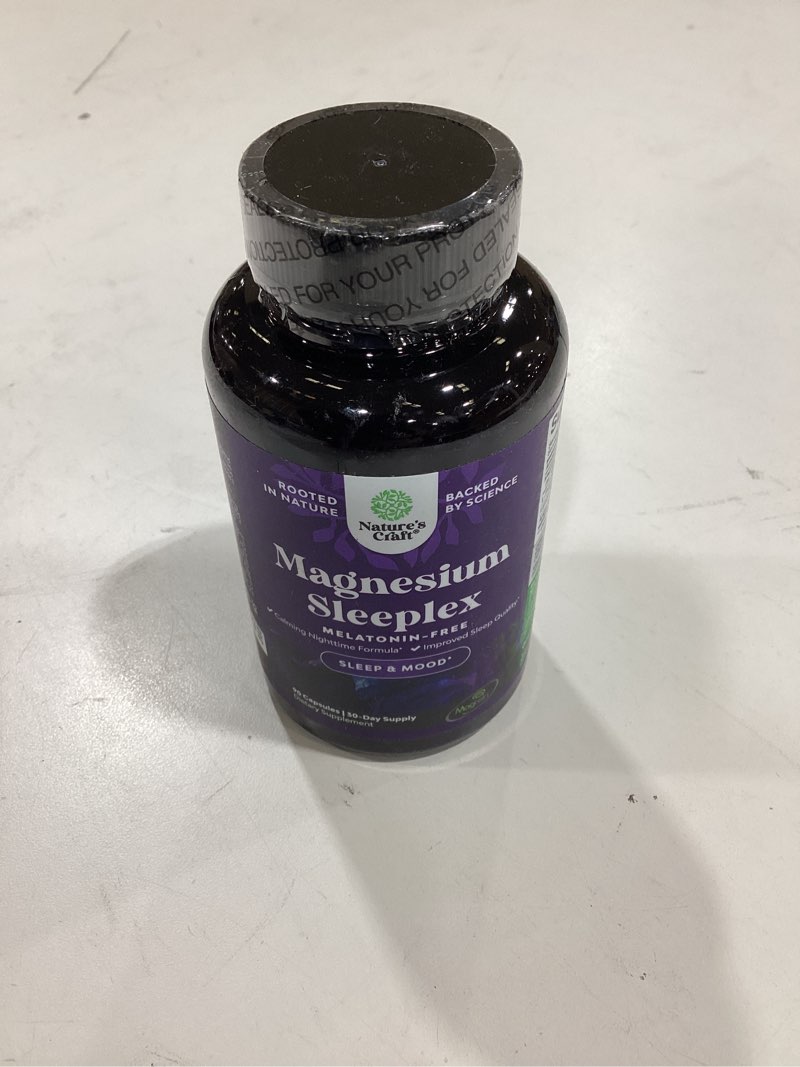 Condition photo showing New/Like New for high absorption magnesium sleep supplement - rest support magtein magnesium l-threonate and apigenin theanine for sleep and rest for women & men - mg l-threonate melatonin free sleeping aid - 90 ct 90 count (pack of 1)
