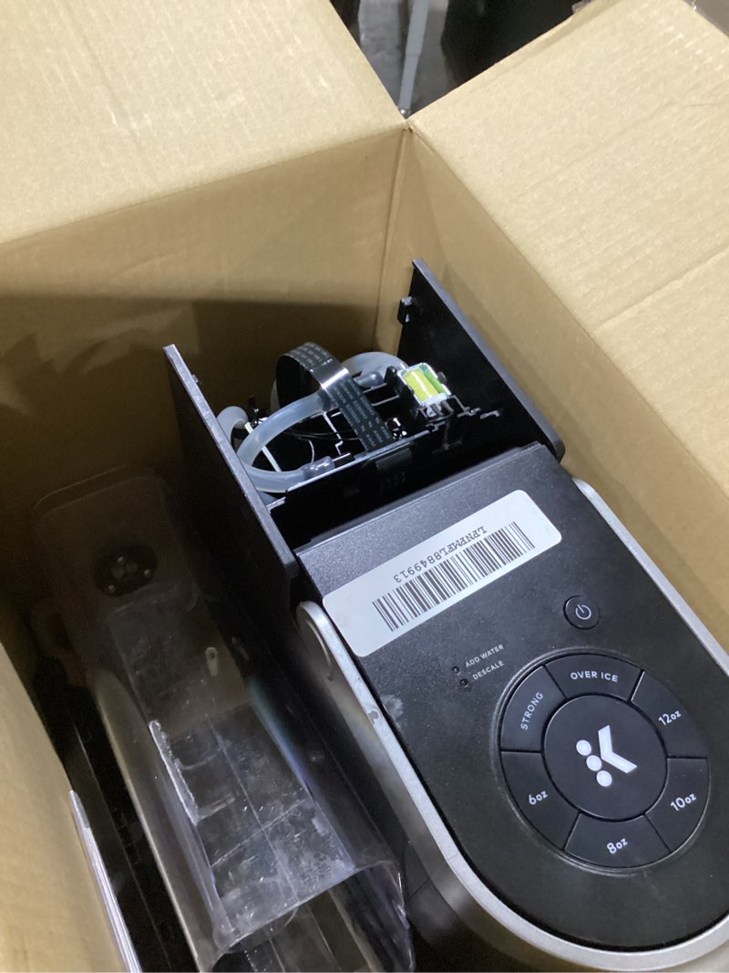 Condition photo showing As Is for keurig k-supreme single-serve k-cup pod coffee maker black: automatic shut-off, removable reservoir, brews iced coffee
