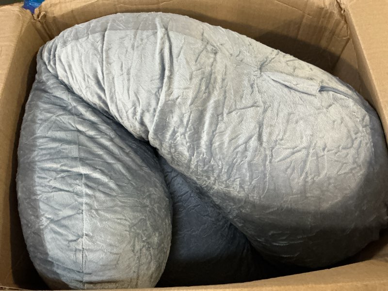 Condition photo showing Good Condition for Pharmedoc Pregnancy Pillows, U-Shape Full Body Pillow -Removable Cover Jumbo Size - Gray - Pregnancy Pillows for Sleeping - Body Pillows for Adults, Maternity Pillow and Pregnancy Must Haves Gray Blue