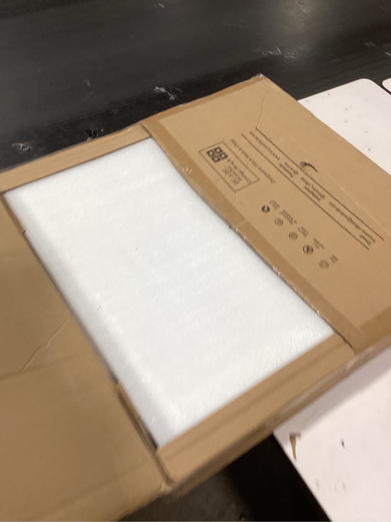 Condition photo showing New/Like New for 24 PCS 2x2 FT Return Character Grid Design Decorative Ceiling Tiles, 24x24 Inch 3D Modern Ceiling Panels, PVC Waterproof Cuttable Material Ideal for Living Room Bedroom Cover 96 Sq.Ft