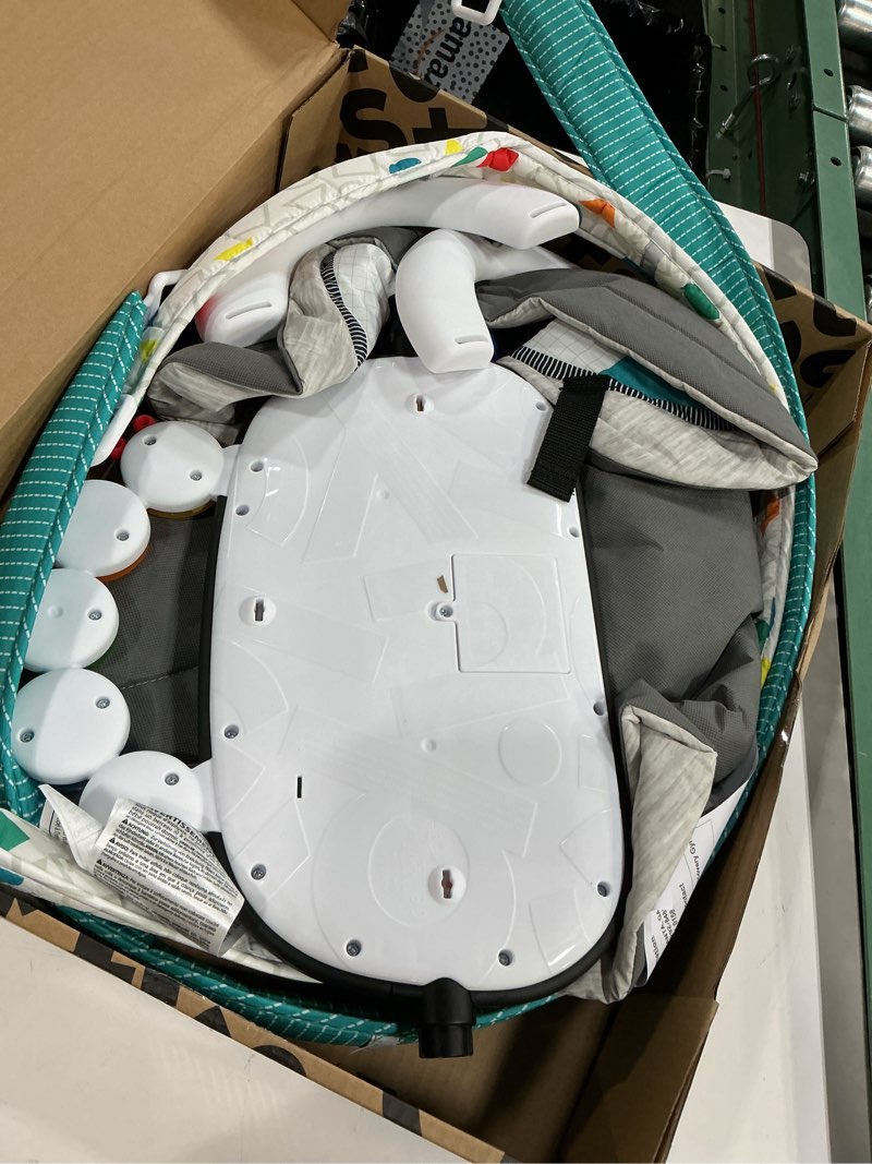 Condition photo showing As Is for baby einstein 4-in-1 kickin' tunes music and language play gym and piano tummy time activity mat kickin tunes 4-in-1 mat