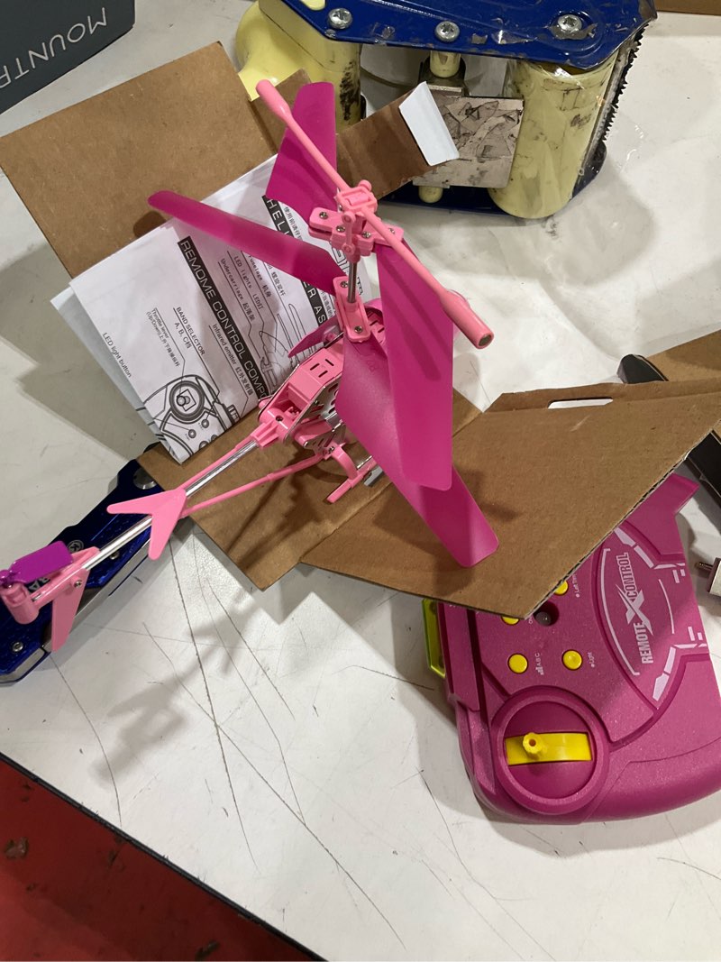 Condition photo showing Good Condition for yongnkids remote control helicopter for kids, rc plane for kids ages 8+, 3.5 channel,2.4ghz rc helicopter with led lights, airplane toys for beginner boys girls indoor- pink
