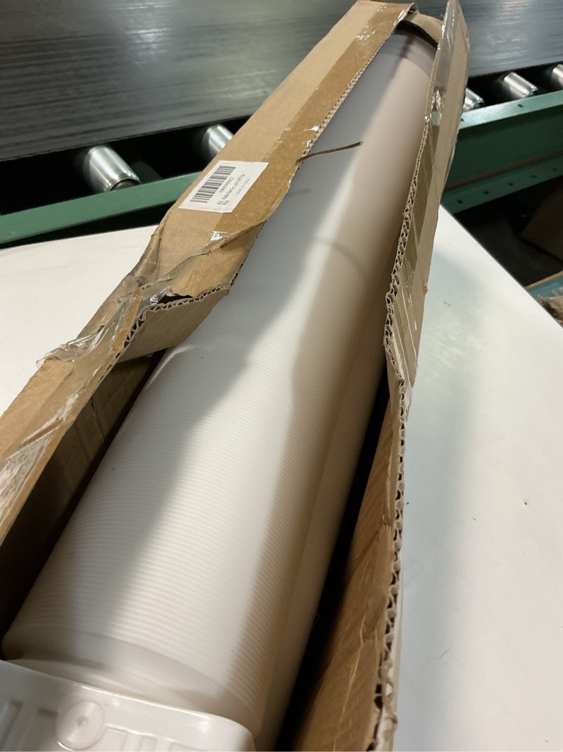 Condition photo showing Good Condition for extendable 2.8 ft to 11.5 ft (34"-138") flexible downspout extensions – 2 pack white pe rain gutter drain extenders, fits most residential downspouts