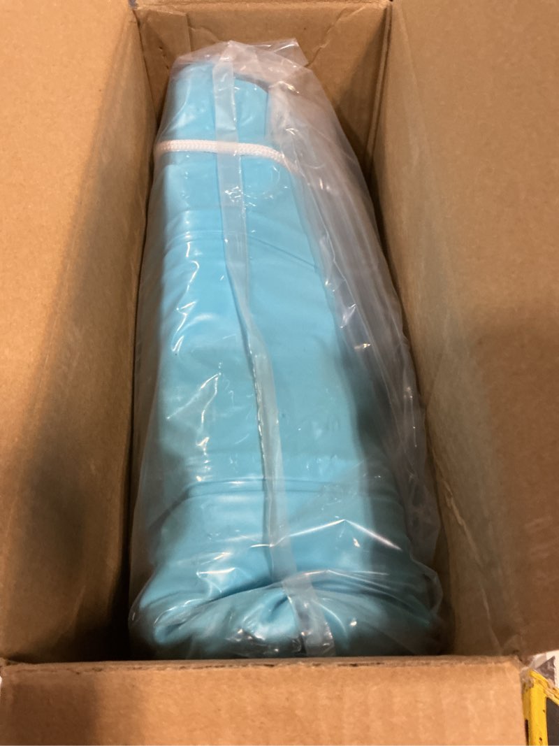 Condition photo showing Good Condition for sloosh inflatable tanning pool lounger float, 85" x 57" extra large pool floats adult with pillow, 4 in 1 suntan tub raft floatie,sunbathing bed lounge for water blow up ball pit party gifts, xl-blue blue x-large