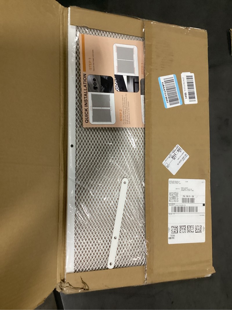 Condition photo showing Good Condition for screen door protector, adjustable rv screen door guard 24inch high - fits door widths 30" - 36", easy-to-install, entry protector for pet protection