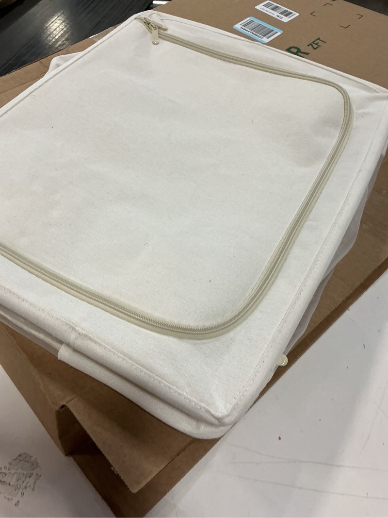 Condition photo showing Good Condition for SLEEPING LAMB 170L Huge Blanket Storage Bag, Sturdy Oxford Fabric Comforter Storage Bag with Handles and Window, Foldable Bedding Container Organizer for King-size Duvets, Sheets, Pillows, Clothes Beige