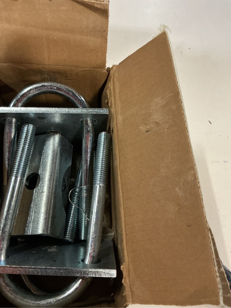 Condition photo showing New/Like New for 2 pack u-bolt mounting kit for 3,500 lb trailer axle (for 2-3/8'' round tube diameter)