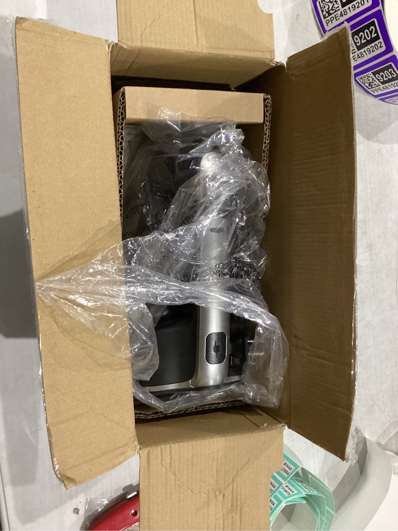 Condition photo showing New/Like New for Proctor Silex Steam Iron for Clothes with Durable Stainless Steel Soleplate, 1500 Watts, 8’ Retractable Cord, 3-Way Auto Shutoff, Anti-Drip, Gray and Black (14250)