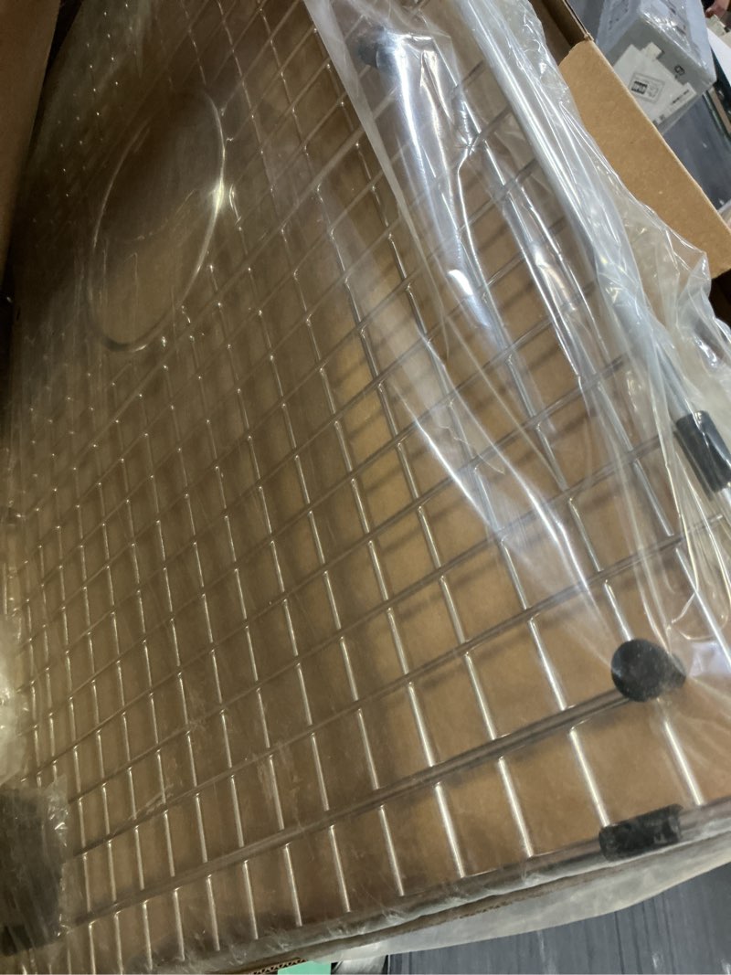 Condition photo showing Good Condition for Serene Valley Sink Bottom Grid 26-9/16" X 15-9/16", Centered Drain with Corner Radius 3/8", Sink Protector NDG2716C