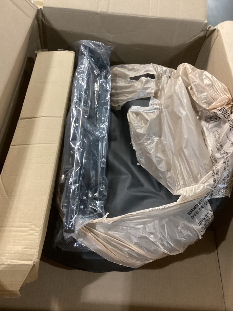 Condition photo showing Good Condition for 3.3x5ft/1x1.5m chromakey blue grey backdrop with 6.23ft stand, 2-in-1 blue screen and grey screen collapsible reversible pop-up background panel for photography, live streaming, video shooting blue/gray