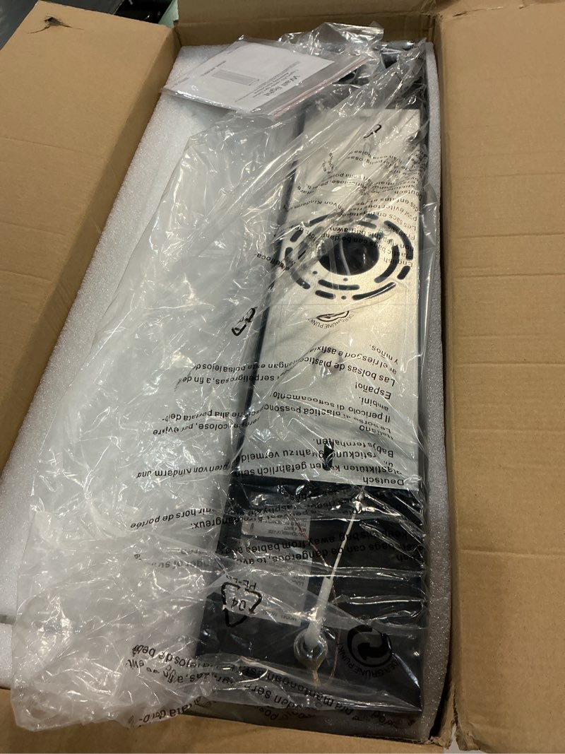 Condition photo showing Good Condition for black wall sconces with crystal glass strip bathroom sconces 2 light e12 base modern wall lights for bedroom living room hallway wall light fixtures (1 pack) l - black - 1 pack 23.62 in high