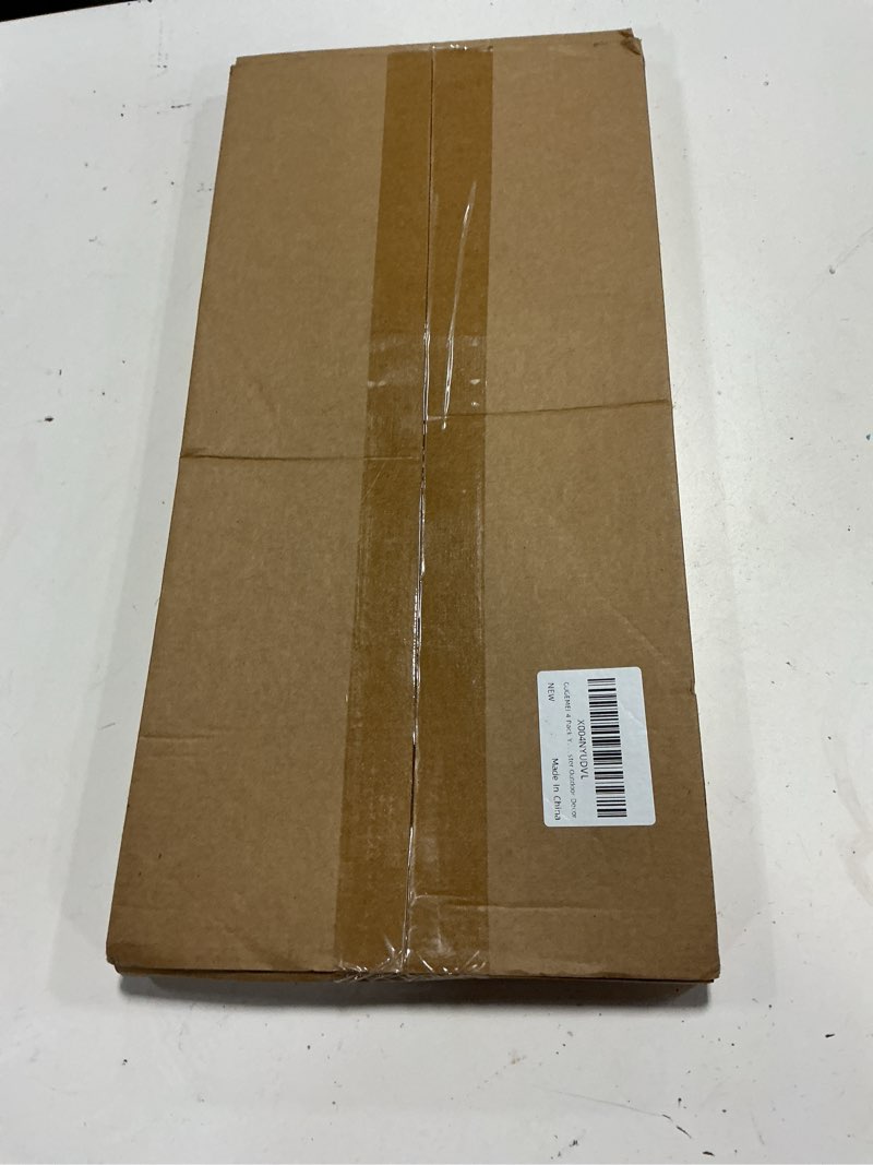 Condition photo showing New/Like New for 4 pack yard sign stakes metal, 17x8 inch heavy duty yard sign stands, h frame stakes for yard signs for 4/5/6 mm corrugated plastic sign, estate garage sales, lawn sign, easter outdoor decor