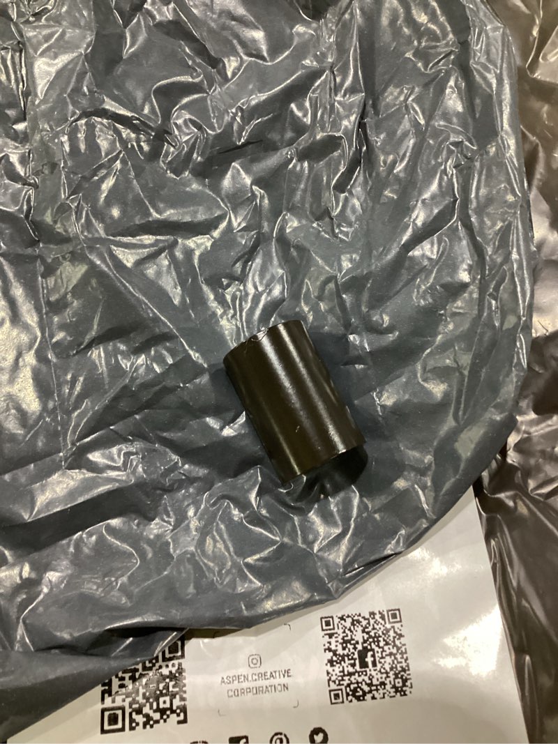 Condition photo showing New/Like New for aspen creative 24019-32, 2 pack steel lamp finial in oil rubbed bronze finish, 1 1/4" tall oil-rubbed bronze 2 pack