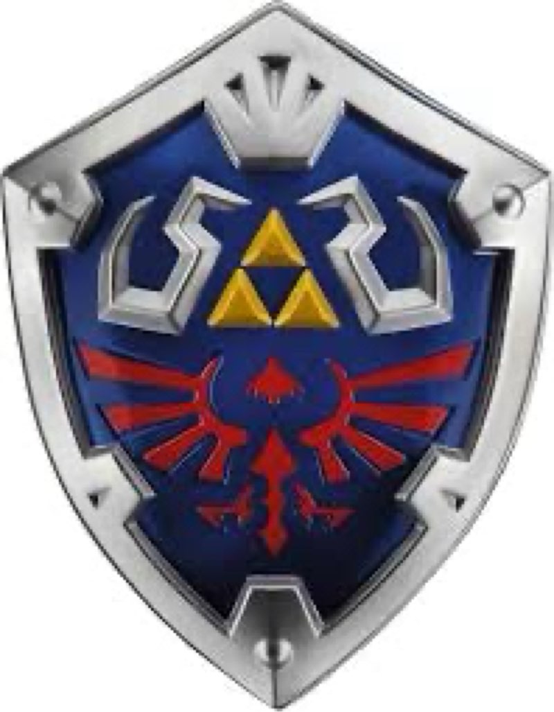 Nintendo The Legend of Zelda Link Shield, Official The Legend of Zelda Costume Accessory