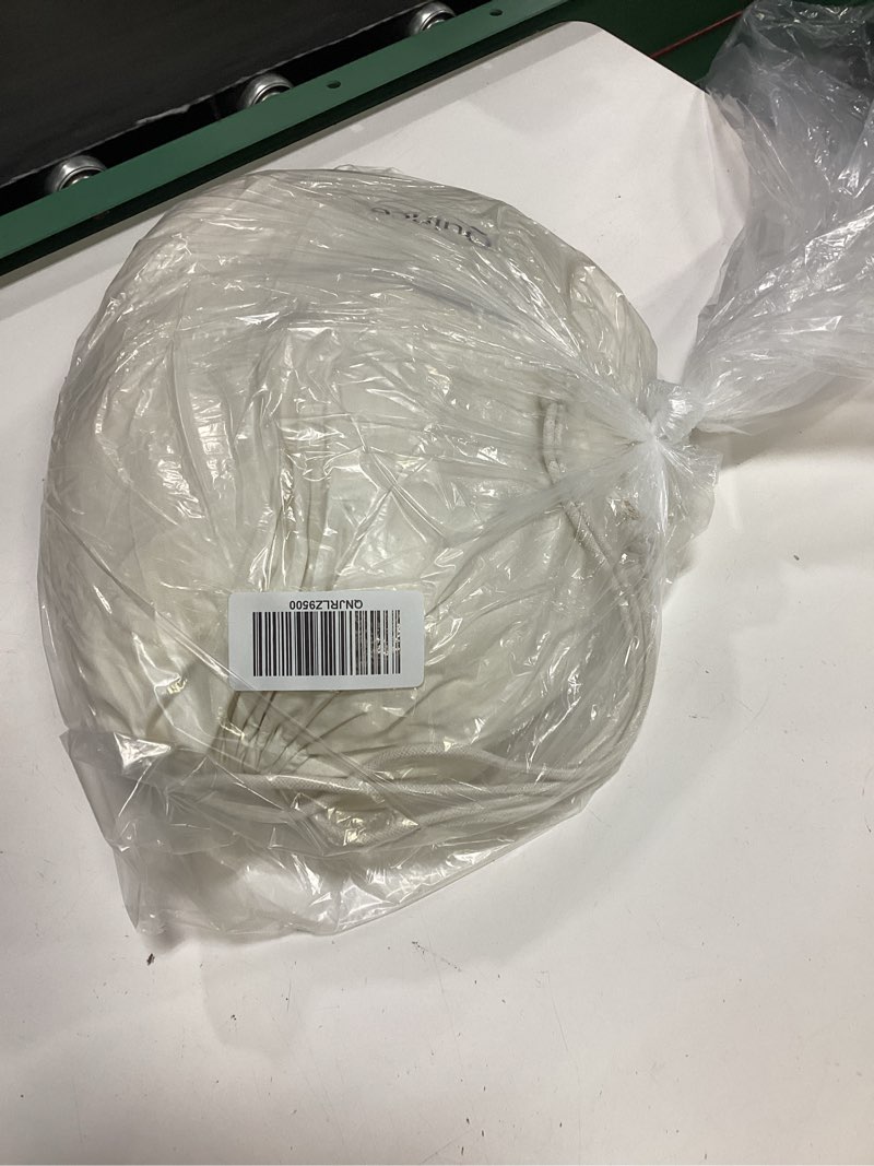 Condition photo showing As Is for quince bamboo duvet cover set, king/cal king, ivory