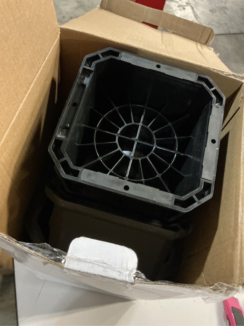 Condition photo showing Good Condition for shouwuhho bed risers 6 inch, furniture risers elevation in heights 6 inch heavy duty, bed lift risers for caster wheels or posts of bed table couch, support up to 6000 lbs, black, 4 pack black 4 pack 6 inch