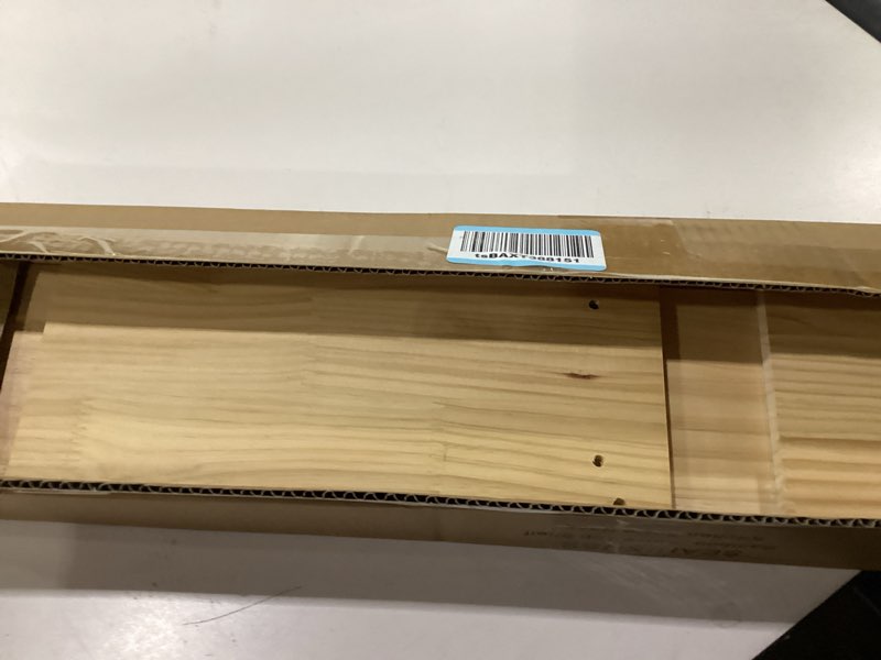 Condition photo showing Good Condition for Bamboo Over the Stove Spice Shelf for Kitchen Storage, 31.5" Spice Rack Organizer Stove Top Shelf with 6 hooks, 11.4" Height Extra Oven Back Sink Countertop, Easy to Assemble