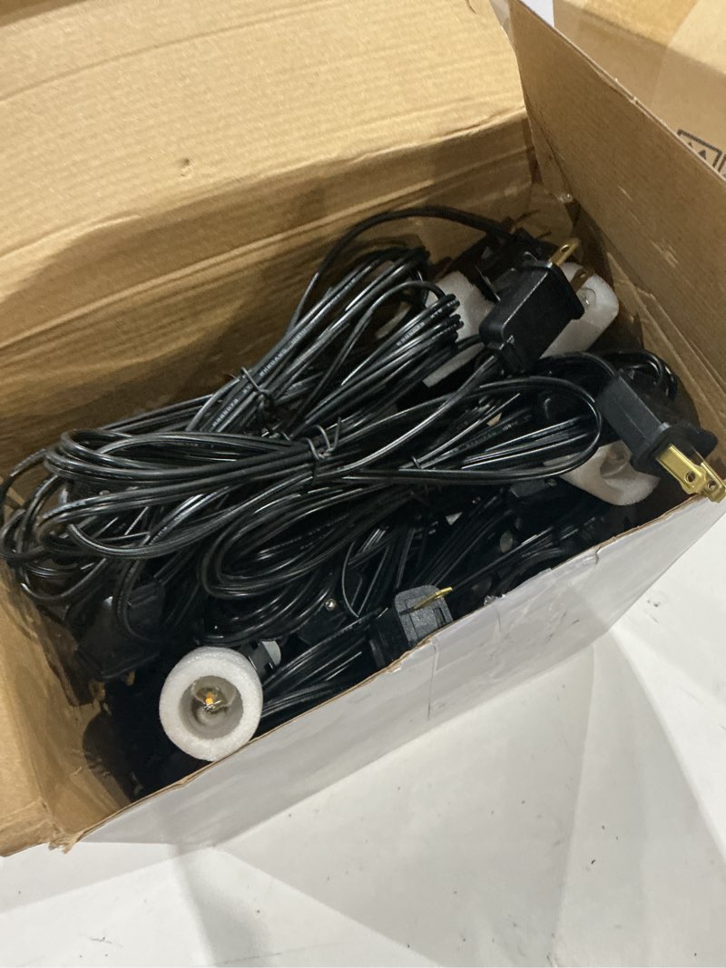 Condition photo showing Good Condition for coume 24 packs accessory cord with led light bulb, 6 ft warm light accessory cord kit (black)