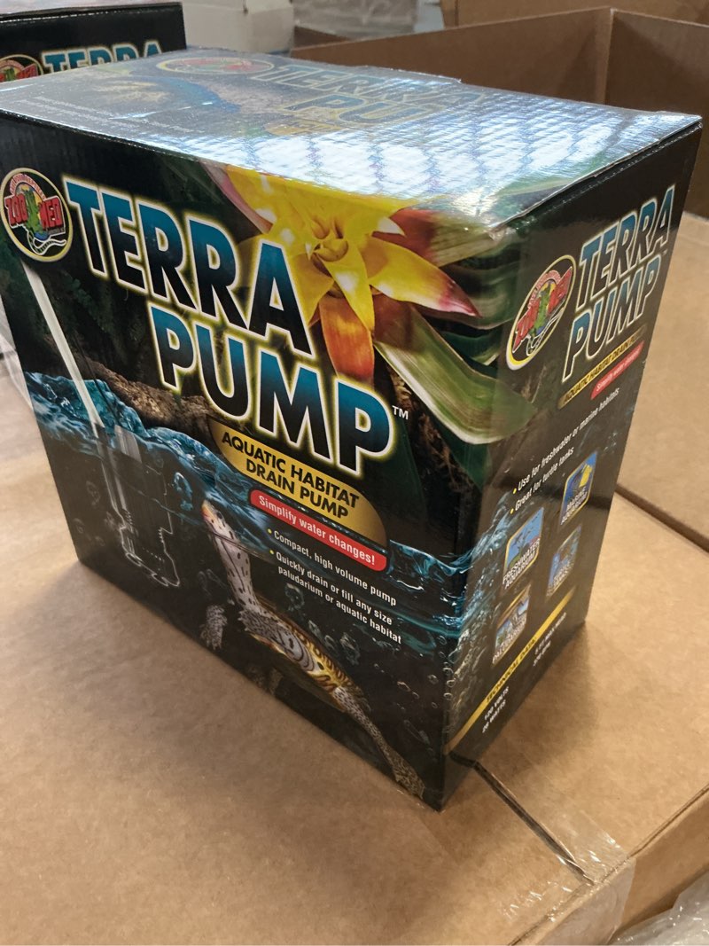 Condition photo showing New/Like New for Zoo Med Terra Pump Aquatic Habitat Drain Pump  1 Each/370 GPH
