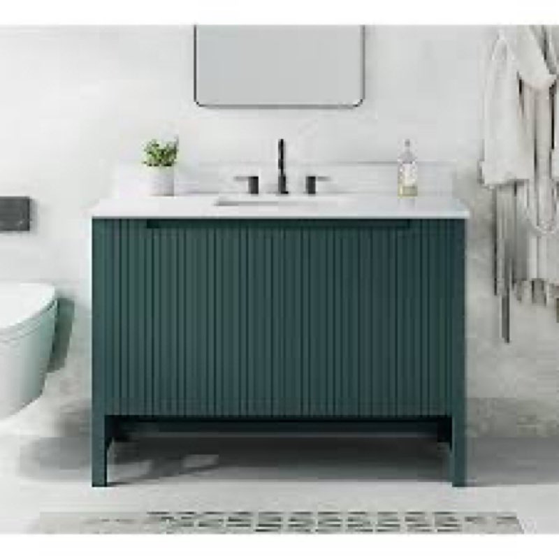 Origin 21 Lolli 48-in Green Undermount Single Sink Bathroom