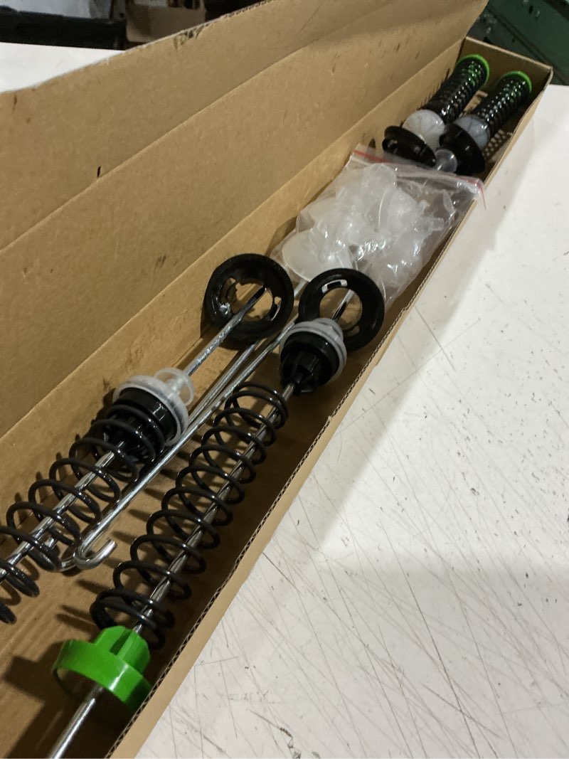 Condition photo showing As Is for w11130362 washer suspension rod kit - 2026 upgraded fit for whirl.pool may.tag ken.more - replaces w10594080 w10735786 - fits models wtw5000dw1/dw2/dw3, mvwc565fw1/fw2, mvwx655dw1 by ami parts 4 w11130362 suspension rod kit with 5 suspension balls and bushings