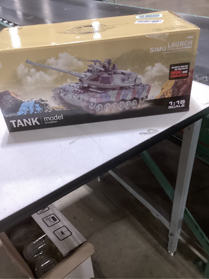 Dollox 1/18 Remote Control Tank 2.4Ghz, RC Military Toys German Tiger Army Battle Tank Vehicles with