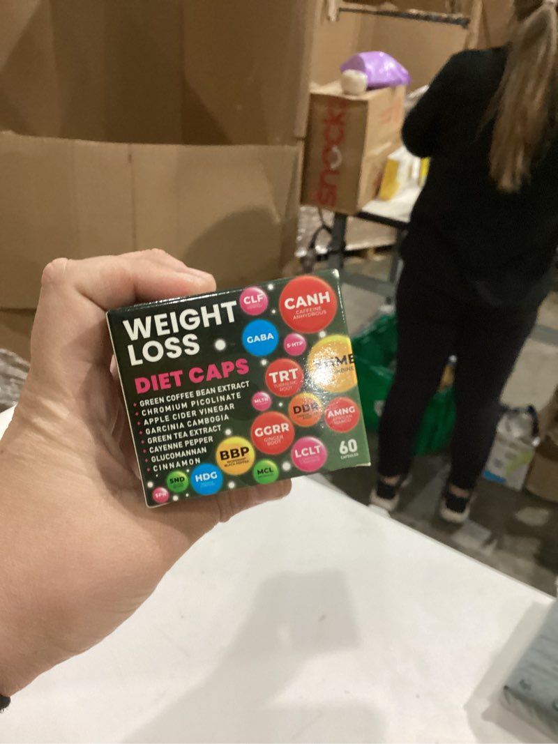 Condition photo showing New/Like New for Weight Loss Diet Capsules, Natural Appetite Suppressant, Day & Night Fat Burner for Women & Men with Apple Cider, Green Coffee Bean Extract, Metabolism Booster Supplement - 60 Pills