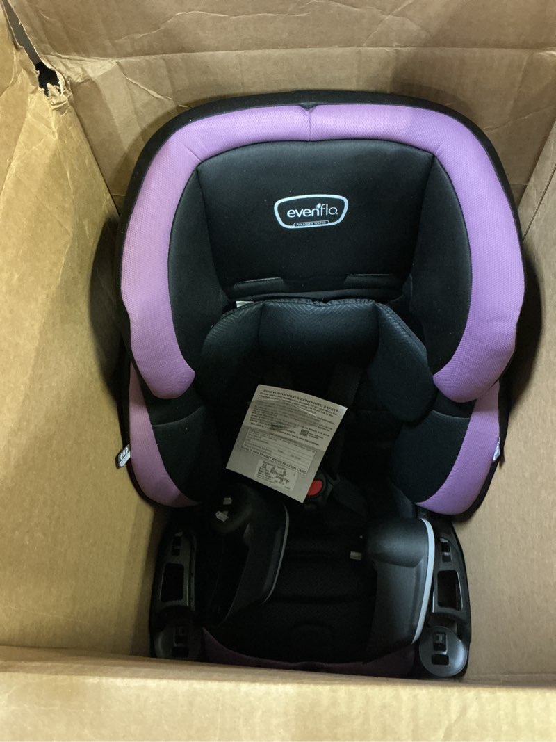 Condition photo showing Good Condition for evenflo maestro sport booster car seat (whitney purple)