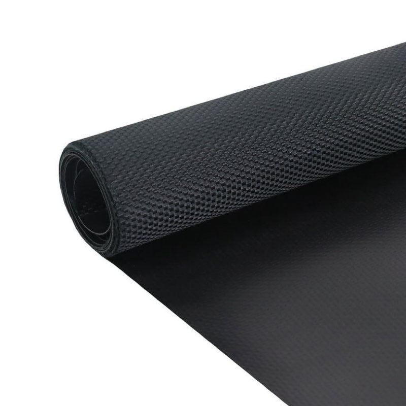 Waterproof Canvas Fabric 1680Denier Heavy Duty Marine Awning Fabric Water-Resistant Cordura Material for Outdoor/Indoor Boat Tent Cushion Covering Black 60" x 32"