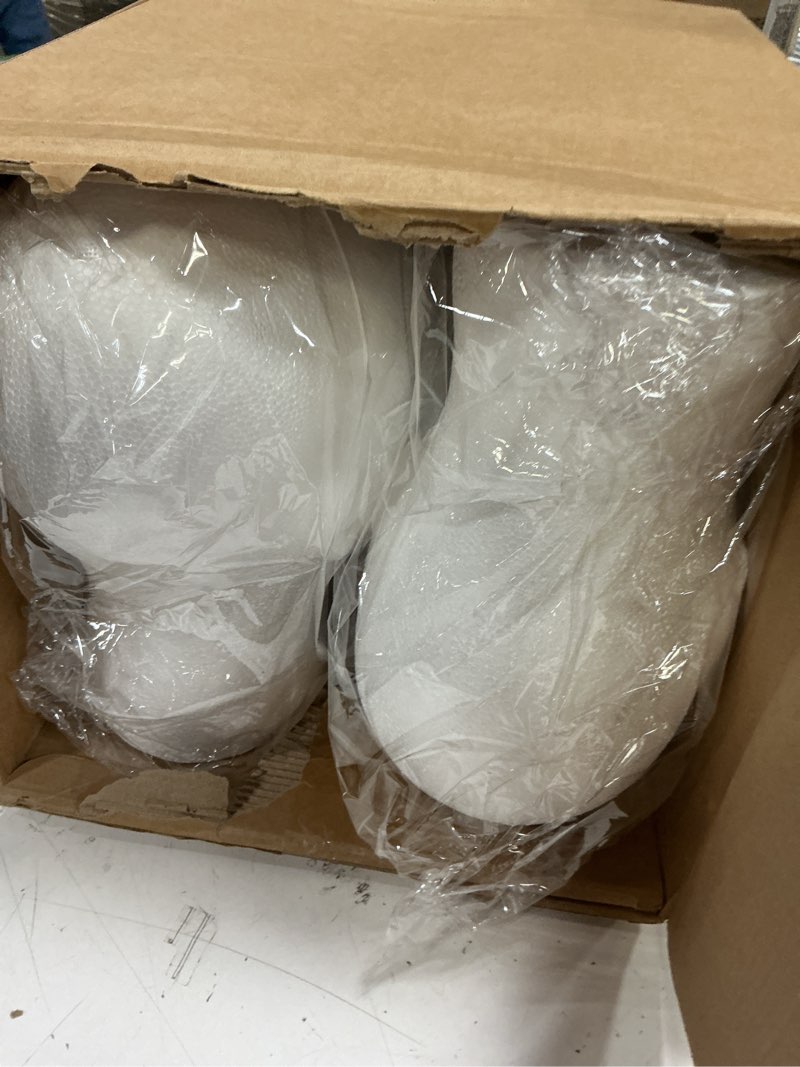 Condition photo showing New/Like New for hungdao 4 count wig head foam mannequin head stand wig holder for hat display, white(21.26 inch)