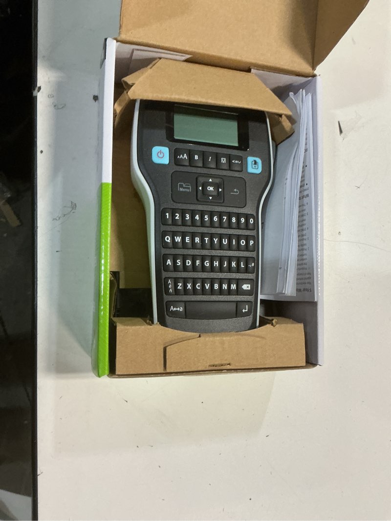 Condition photo showing New/Like New for DYMO LabelManager 160 Portable Label Maker Bundle, Easy-to-Use, One-Touch Smart Keys, QWERTY Keyboard, Large Display, For Home & Office Organization, Includes 3 D1 label cassettes Machine + 3 Tapes