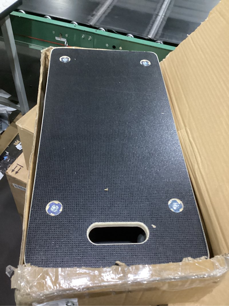 Condition photo showing Good Condition for vevor furniture dolly, 551 lbs load capacity, furniture moving dollies with 4 tpr silent wheels, rectangle multifunctional flat dolly for piano furniture couch washing machine fridge, 2 pack, black 22.6in x 11.4in