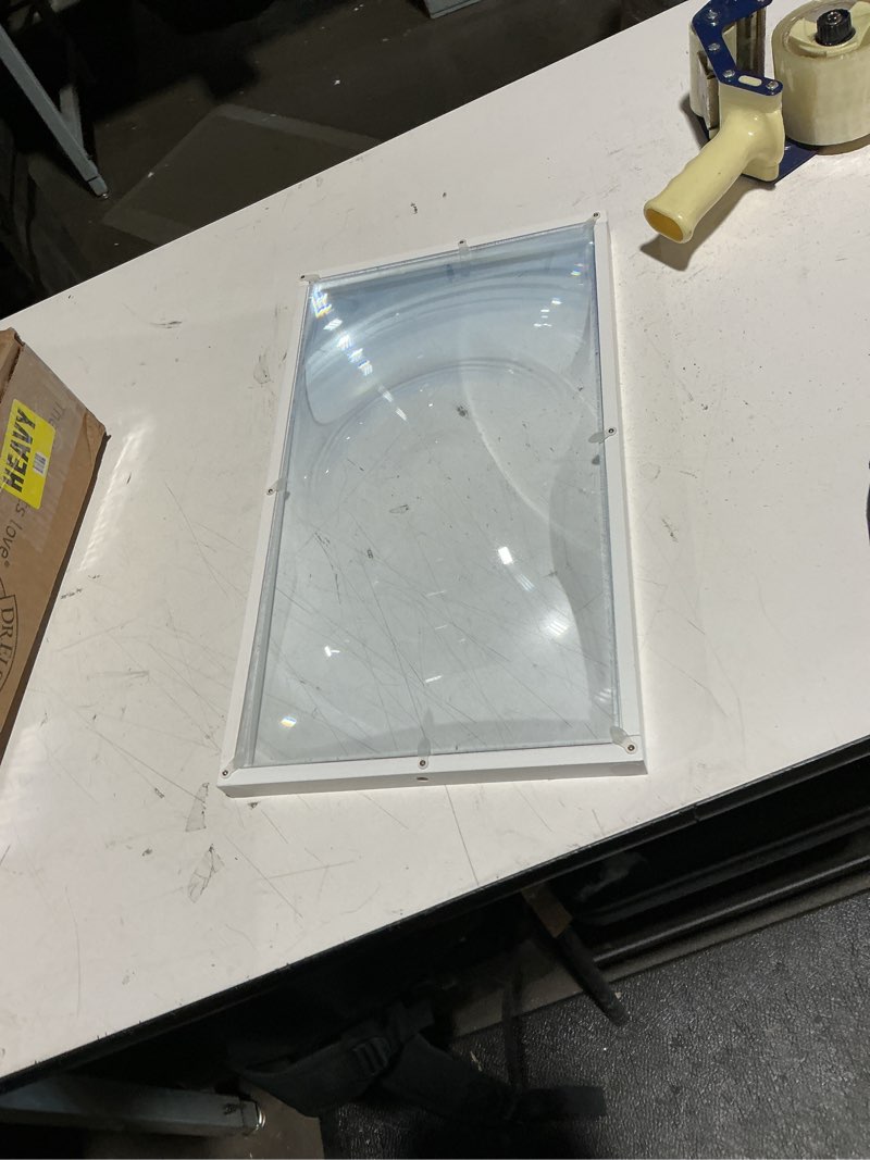 Condition photo showing Good Condition for Similar to Fresnel Lens Magnifier, 200x200mm, Focal Length 210mm, Acrylic Lens (not Glass), for Physics Classroom, Solar Heating, Magnifiying, Fire Starter. (Focal Length 210mm)
