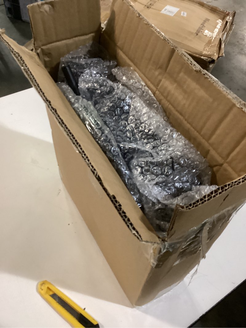 Condition photo showing New/Like New for Metal Small End Table,Vintage Matte Black Round Side Table Nightstand for Bedside or Sofa,Small Accent Pedestal Table for Living Room Corners Bedroom Patio and bar (Matte Black)