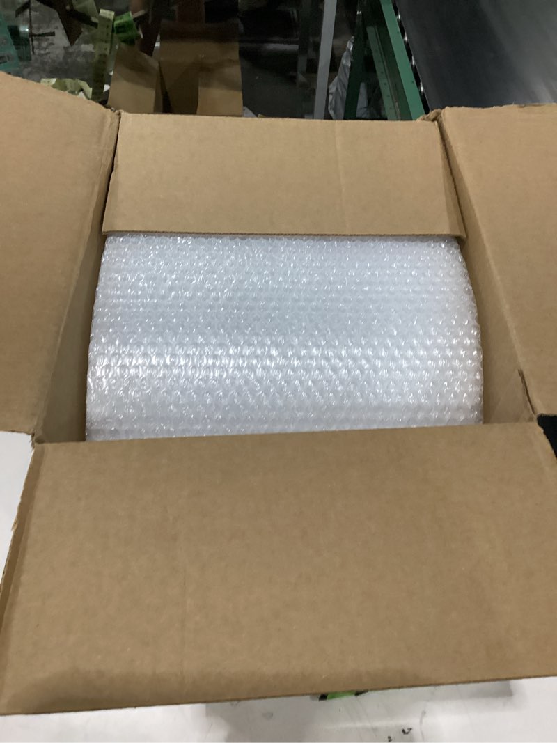 Condition photo showing Good Condition for Duck Brand Small Bubble Cushioning Wrap for Moving & Shipping - 175 FT Bubble Packing Wrap for Extra Protection Packaging Boxes & Mailers - Clear Bubble Roll Moving Supplies, Perforated Every 12 IN 12 in. x 175 ft.
