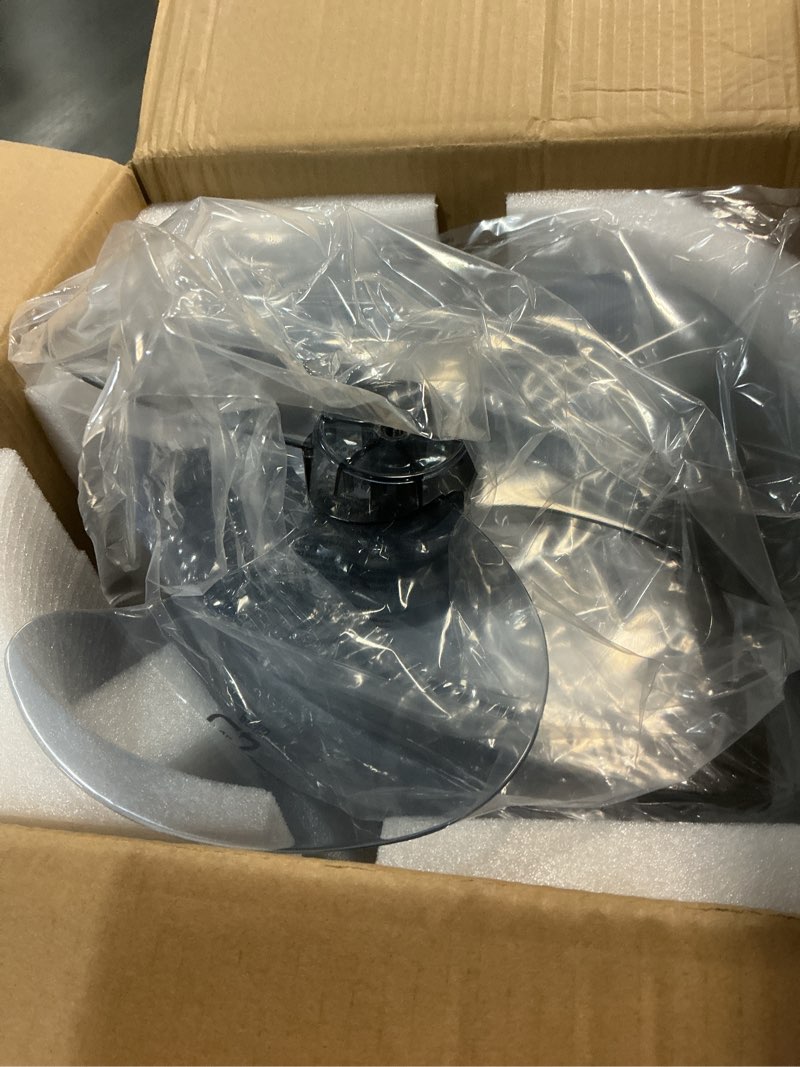 Condition photo showing Good Condition for LENIVER 30" Ceiling Fan with Lights Remote Control, Modern Low Profile Flush Mount Ceiling Fan with Lights? Dimmable Ceiling Fans 3 Color 6 Speed for Bedroom Living Dining Room Kitchen - Black 30" Black