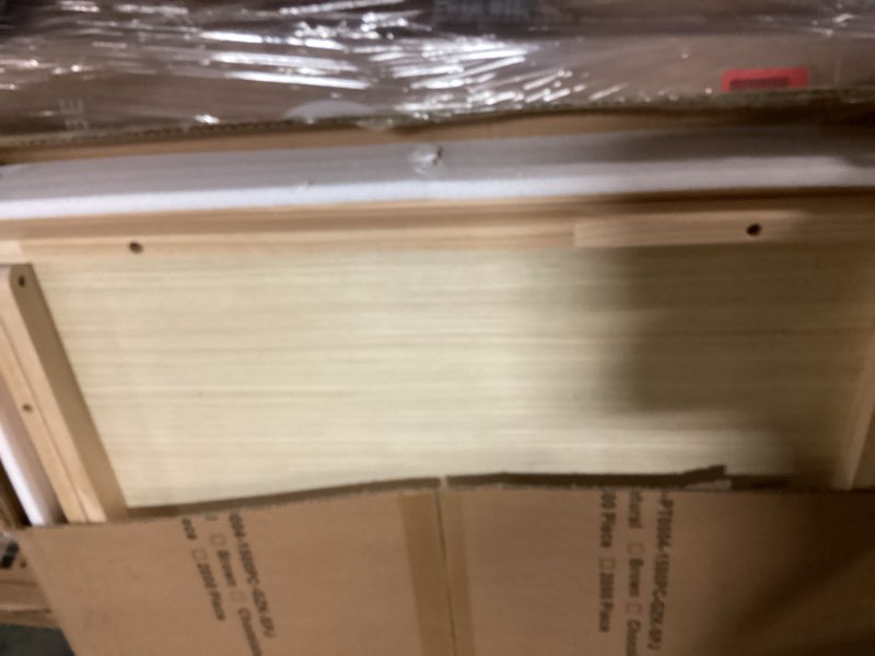 Condition photo showing Good Condition for Puzzle Table 1500 Pieces Wooden Puzzle Board with Legs, 34.3”x 26.5” Jigsaw Board with 4 Drawers and Cover, Foldable Leg Jigsaw Table for Adults Natural 1500 Pieces Natural