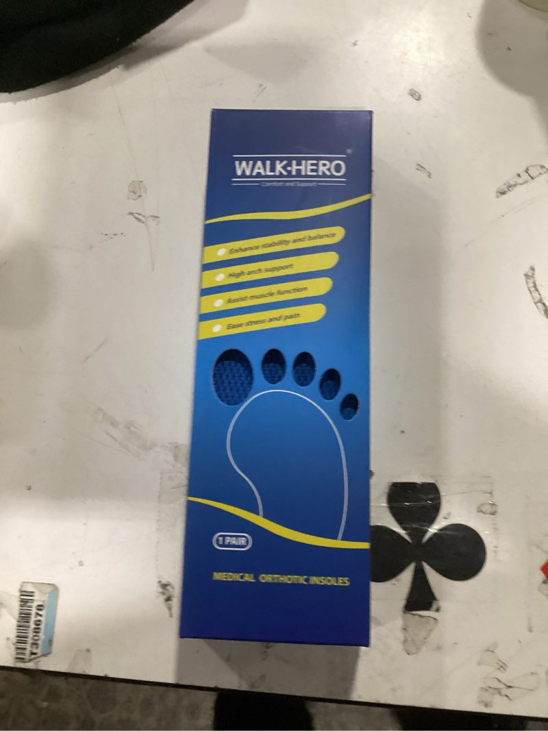 Condition photo showing Good Condition for Plantar Fasciitis Feet Insoles Arch Supports Orthotics Inserts Relieve Flat Feet, High Arch (Mens 11