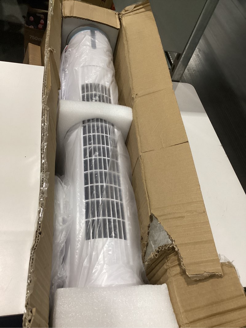 Condition photo showing Good Condition for NOT TESTED SIMILAR TO TOSOT 43\" Evaporative Air Cooler, 80° Oscillating Tower Fan with 3 Speeds, 2 Ice Packs & 4L Removable Tank, 43dB Quiet Cooling Fan, Remote Control, 7H Timer, Mist Humidifier for Bedroom - 22ft Airflow
