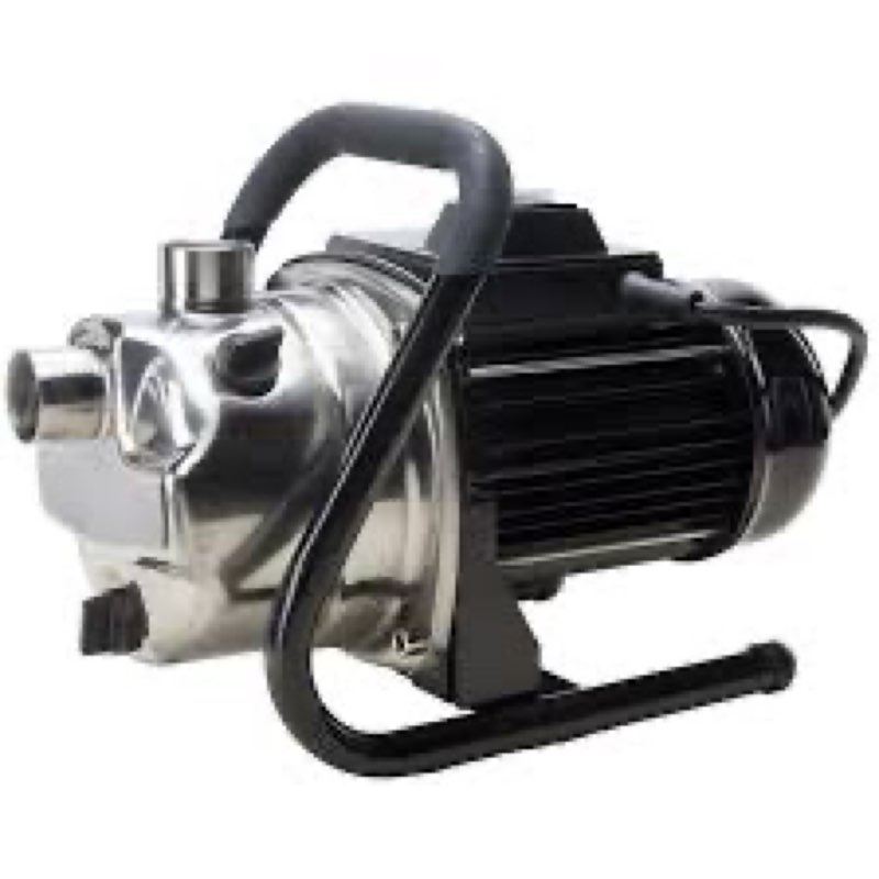 ( missing cap) Utilitech 1-HP Stainless Steel Lawn Pump Booster Pump Sprinkler Pump Brand New 