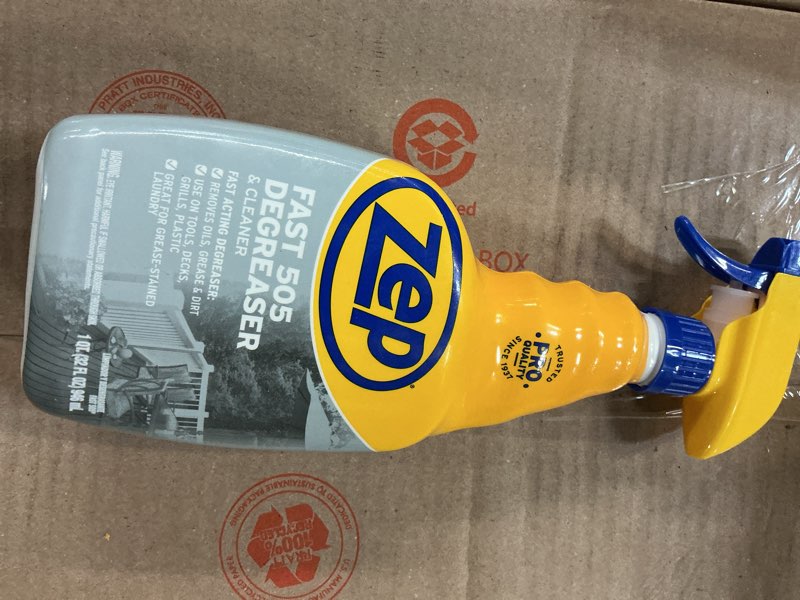 Condition photo showing Good Condition for zep fast 505 lemon scent cleaner and degreaser 32 oz liquid