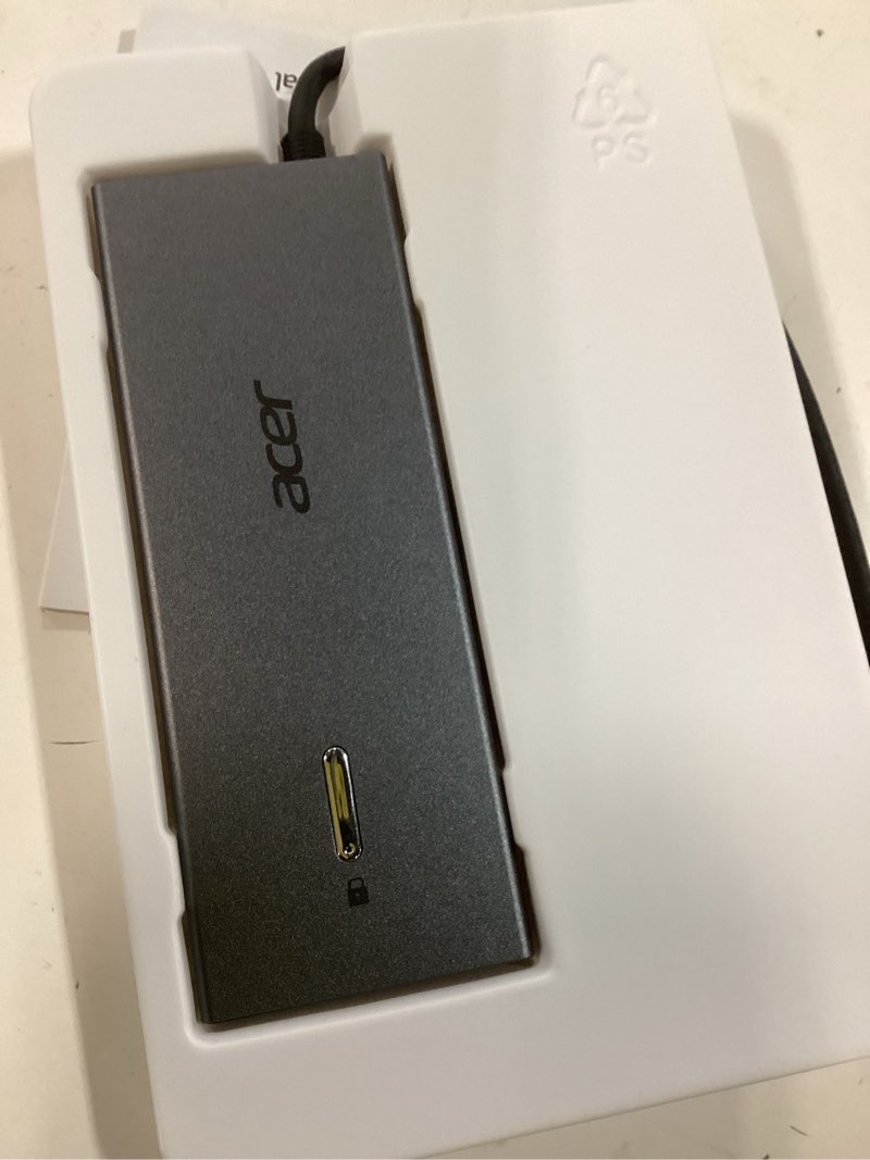 Condition photo showing Good Condition for acer usb c docking station dual monitor with 2 hdmi, 9-in-1 laptop docking station with 4k@60hz hdmi, usb a&c 3.0, sd/micro sd, 100w pd, usb c dock with long cable (2 ft) 2ft